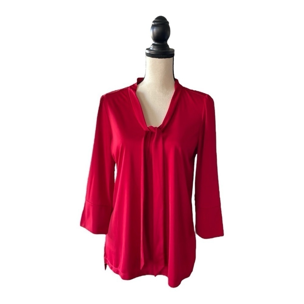 ♥️Worthington♥️Red Blouse size (M)